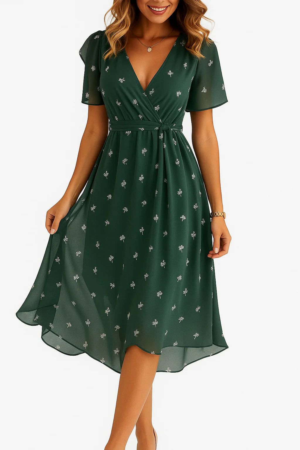 Matilde™ | Elegant Maxikjole med V-udskæring
