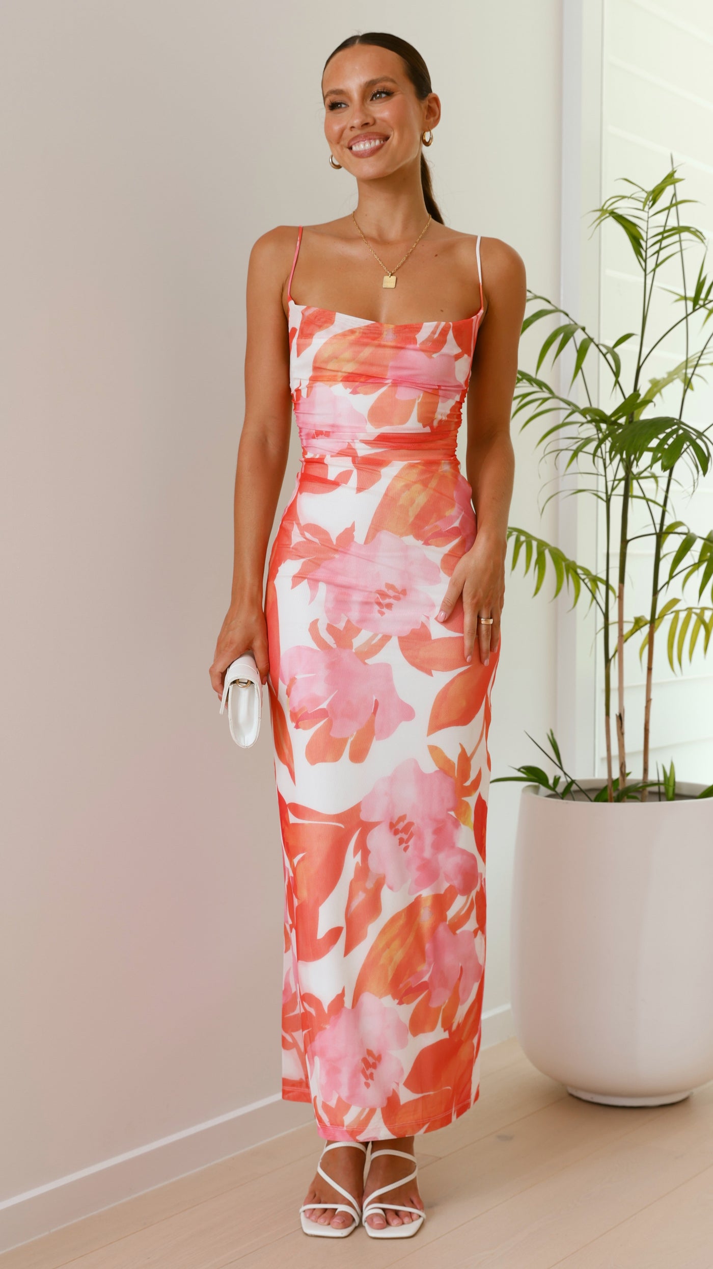 Ashley - Blomsterprint Maxikjole