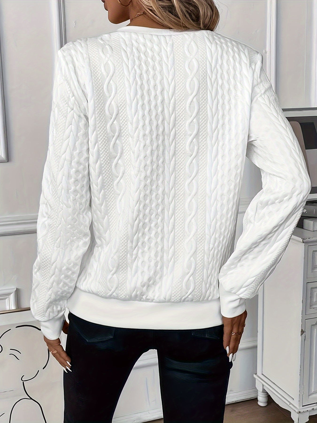 Ella - Stilfuld Sweater med Lynlås