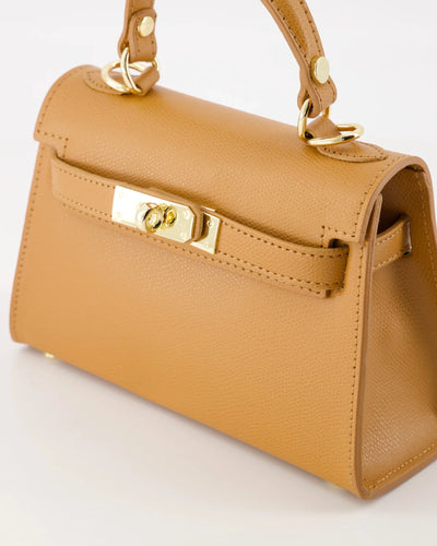 Celeste håndtaske Cognac brun