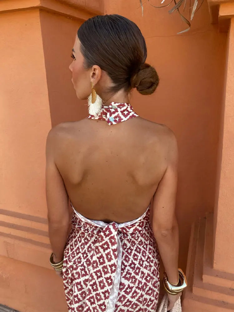 Mickay - Elegant, rynket midi-kjole med off-shoulder