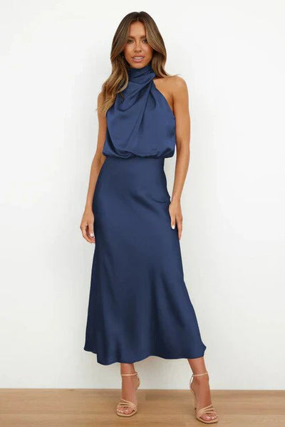 Benthe - Off-Shoulder Midi-Kjole