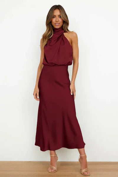 Benthe - Off-Shoulder Midi-Kjole