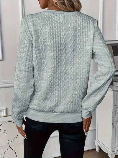 Ella - Stilfuld Sweater med Lynlås