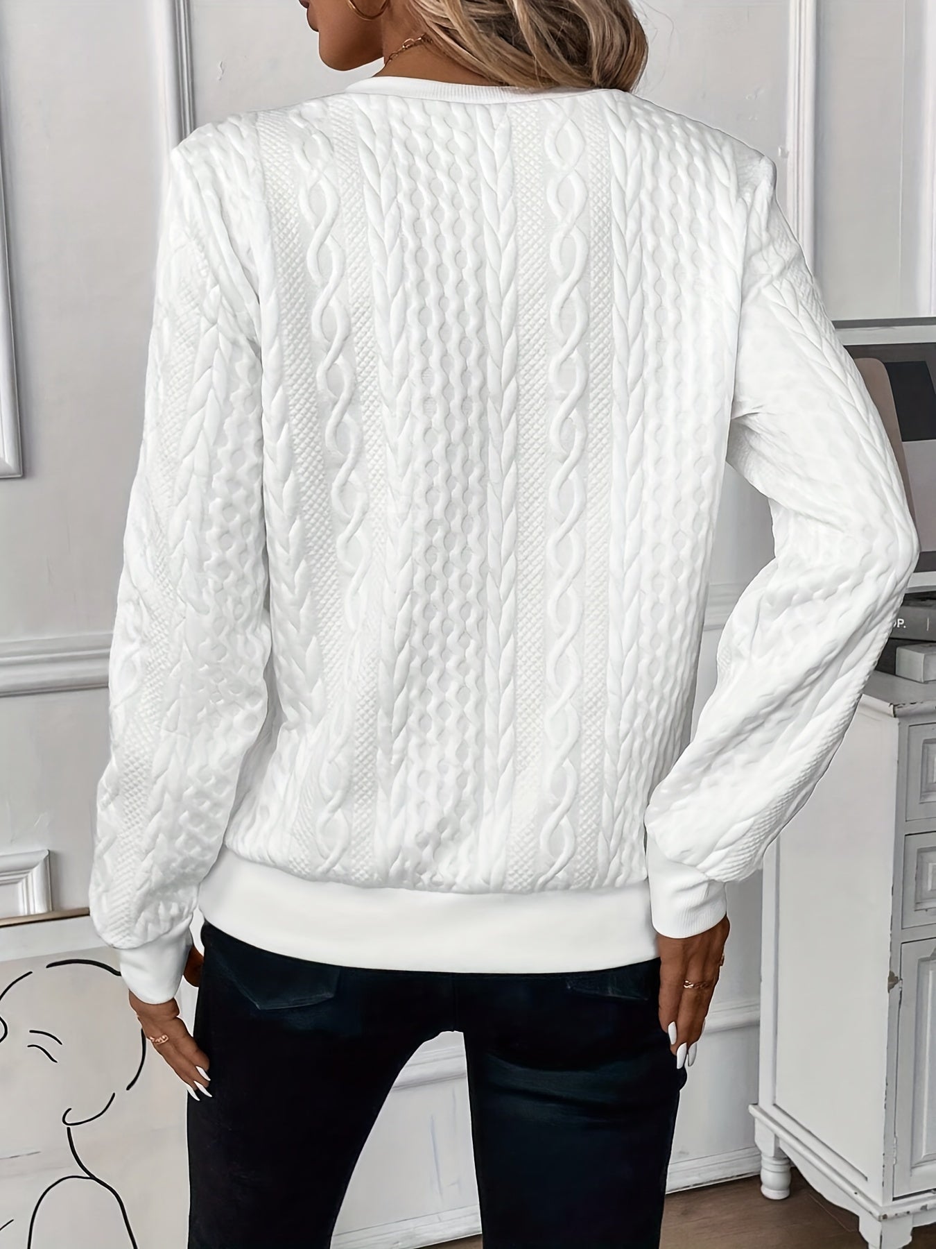 Ella - Stilfuld Sweater med Lynlås