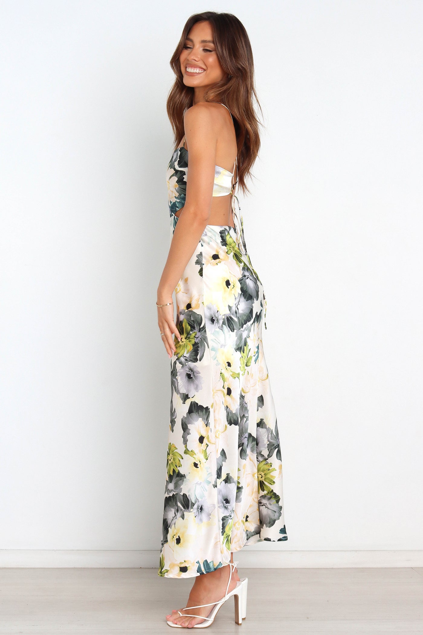 Jayne - Blomster Maxi Kjole