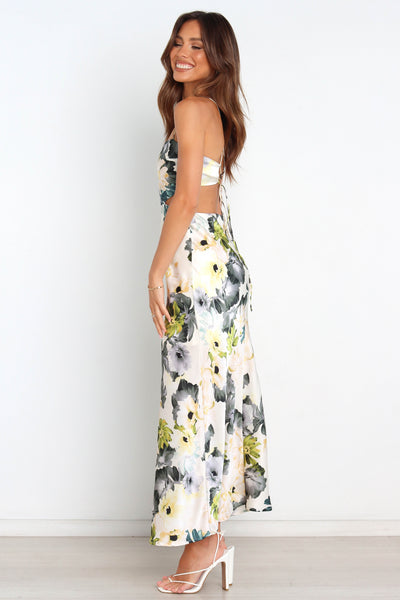 Jayne - Blomster Maxi Kjole