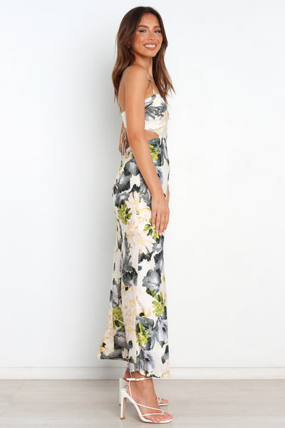 Jayne - Blomster Maxi Kjole