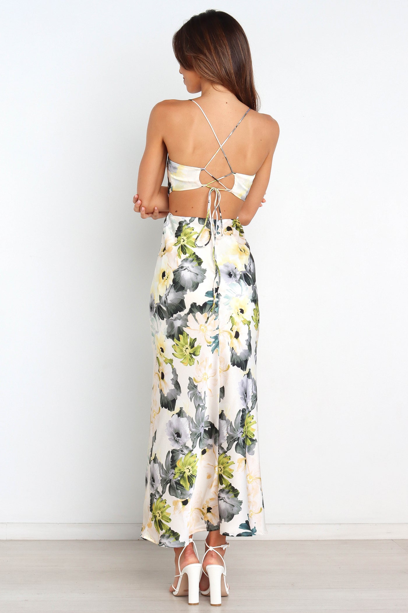 Jayne - Blomster Maxi Kjole