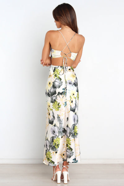 Jayne - Blomster Maxi Kjole