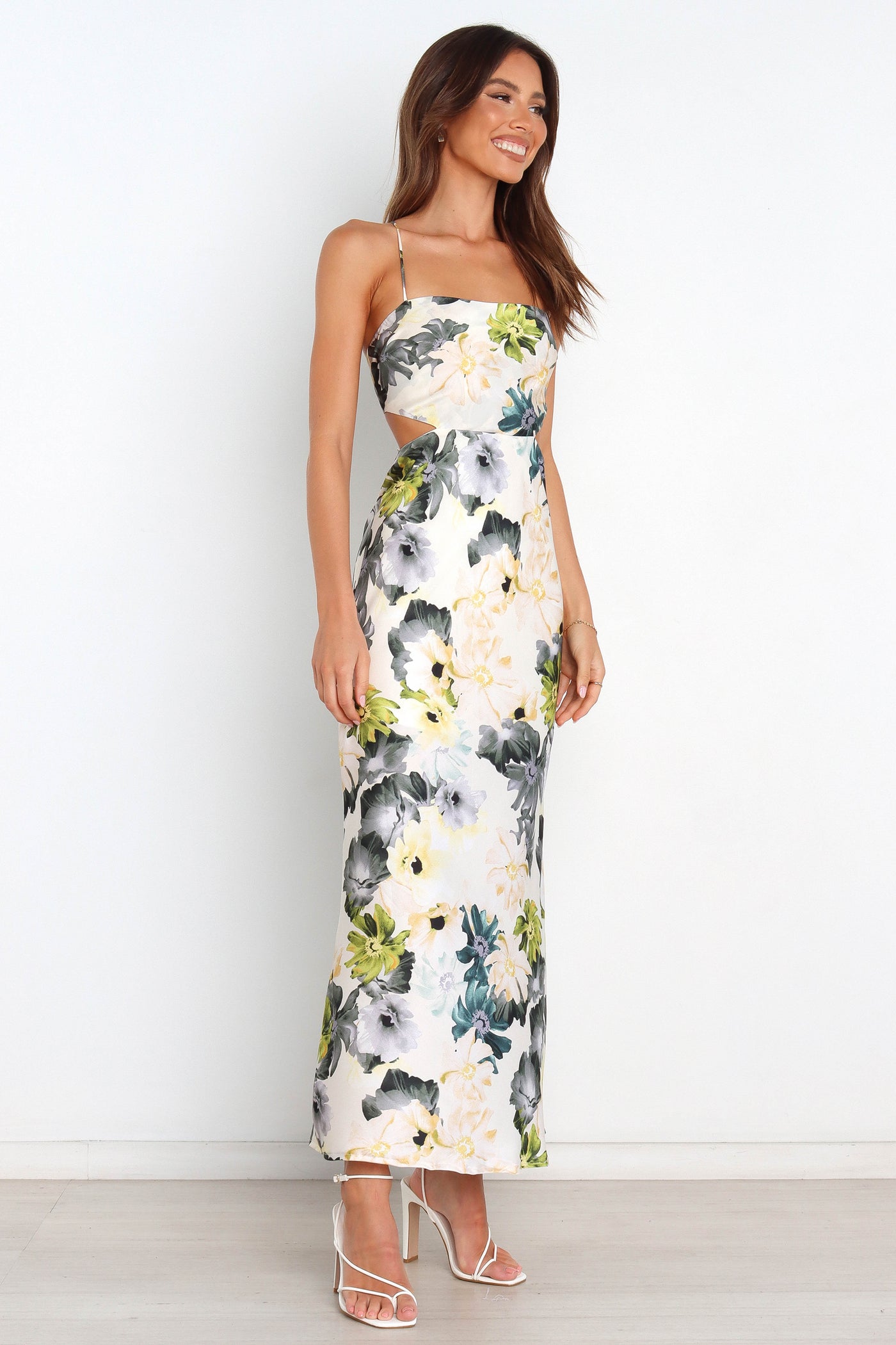 Jayne - Blomster Maxi Kjole